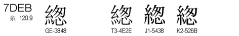 U+7DEB